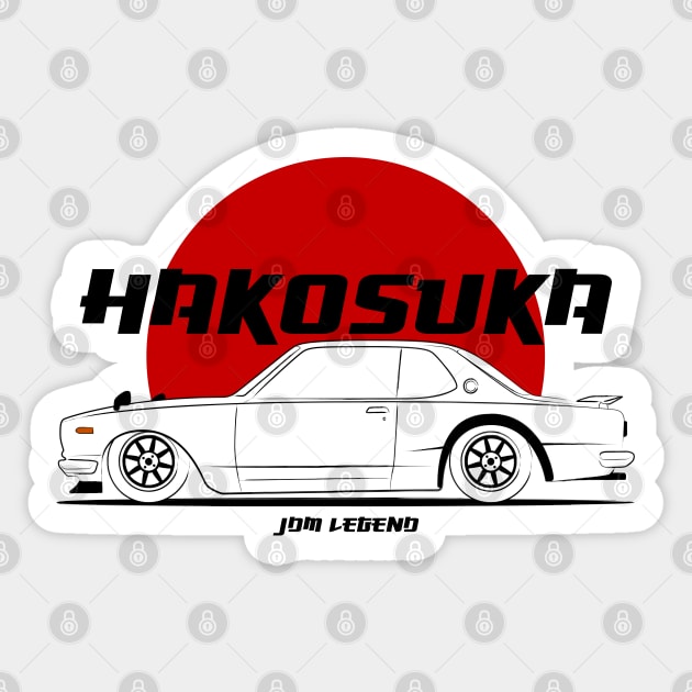 Hakosuka JDM Sticker by GoldenTuners